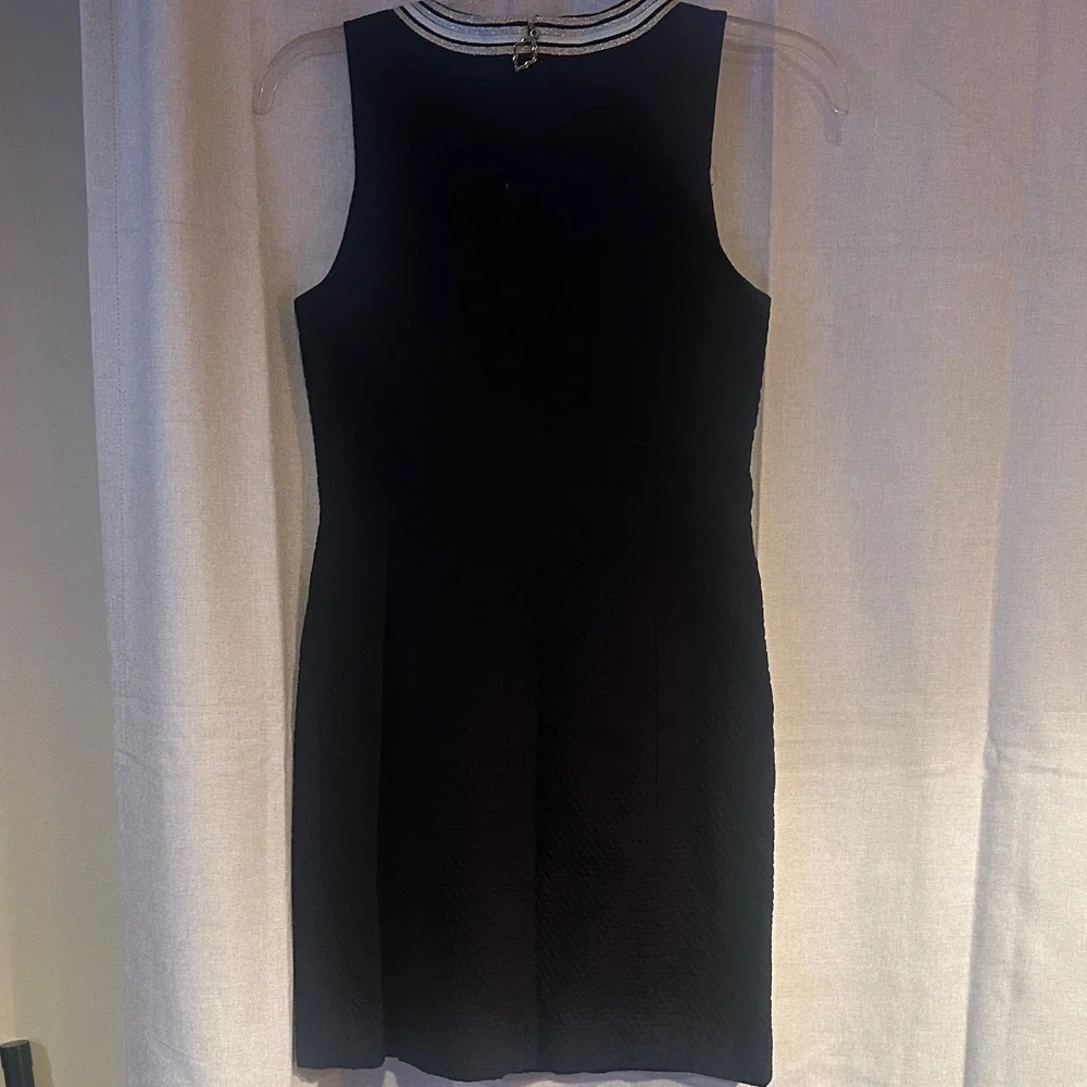 Lilly Pulitzer Black Mini Dress with Gold Accents - Picture 2 of 2